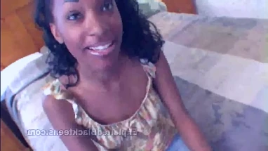 Black Girl Fucks a White Cock