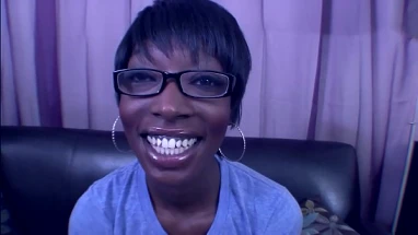 Black Girl Sucking A White Dick!