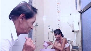 Hot b. Bathing and sex with Father in law