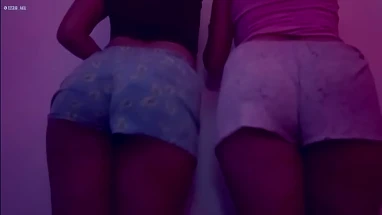 two Venezuelan girls twerking naked