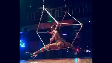 Strip topless dancing to 3 songs