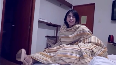 My friend's girlfriend thanks me for hosting her partner, her mouth, tit, pussy, candyboom always grateful and eating cock