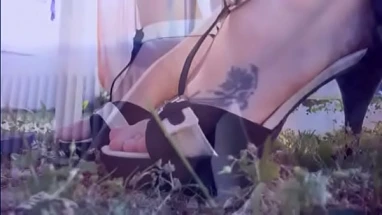 Shoe fetishist? Don't miss this video because I want to demolish them all